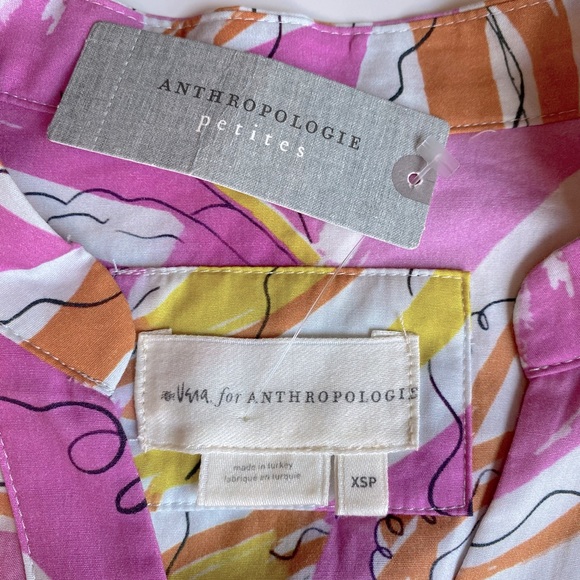 Ugna and Anthropologie 🛍cotton button front dress - Picture 5 of 10